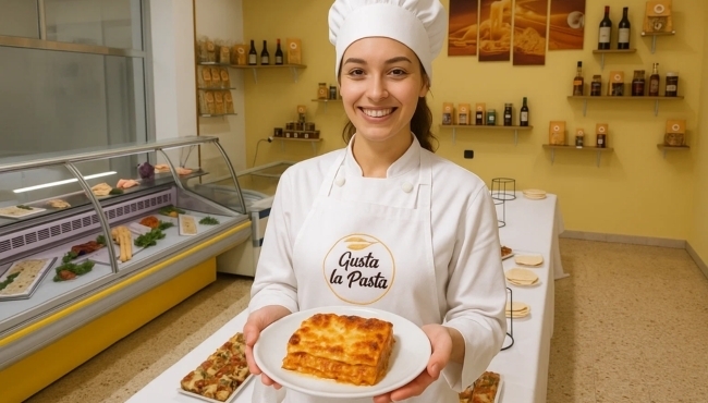 Gustala Tutta | Lasagne o Anellini al Forno teglia media, Bottiglia di Coca e 1kg di Pasta Fresca